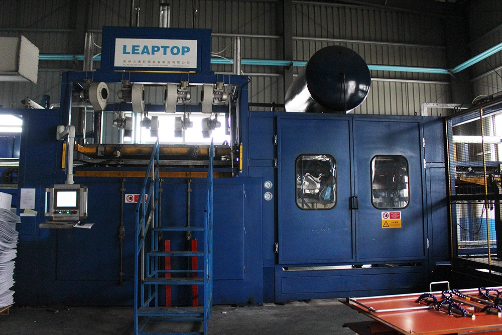 Industrial equipment inside a workshop